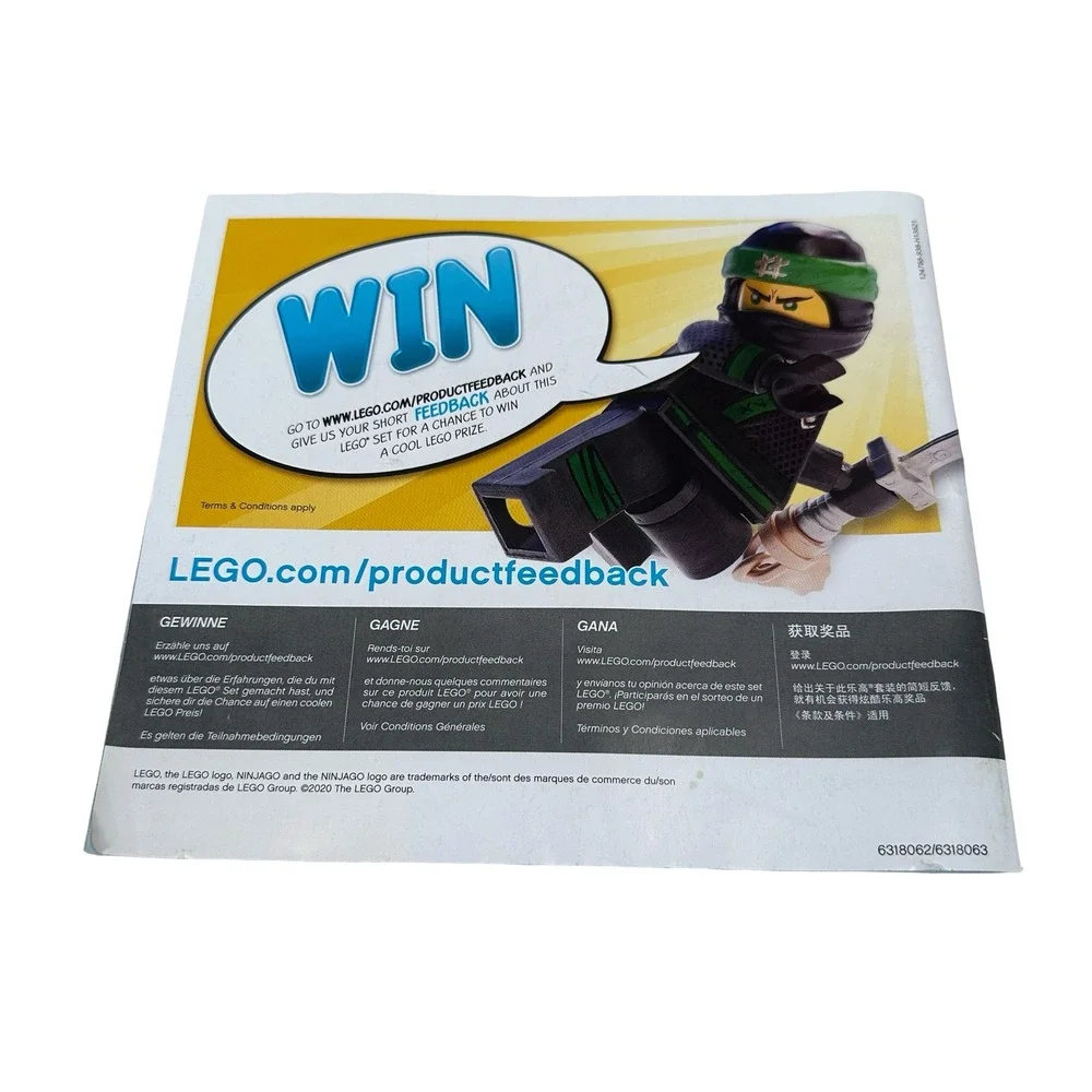 LEGO Ninjago 71713 Empire Dragon Instruction Manual Only 2020 Replacement Book